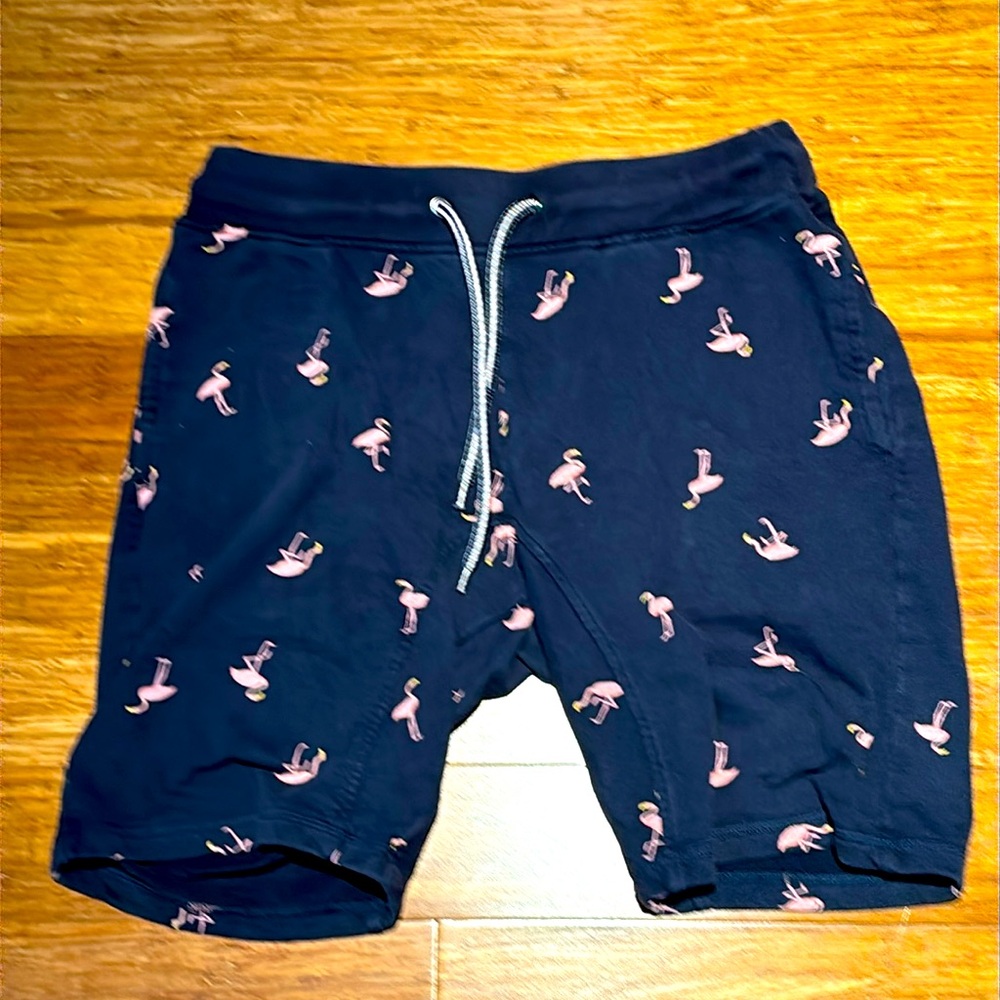 EUC PublicOpinion M Flamingo Shorts